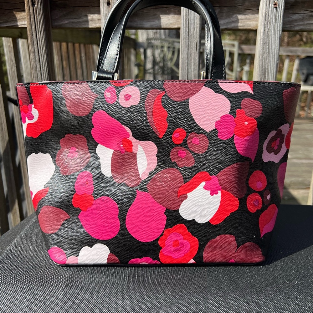 Kate Spade Floral Women's Bag - Black and Red - Picture 5 of 9